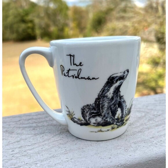Queens by Churchill Country Pursuits The Patrolman Badger Ceramic Coffee Mug - Picture 1 of 5